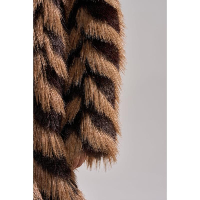 AUTUMN FAUX FUR COAT