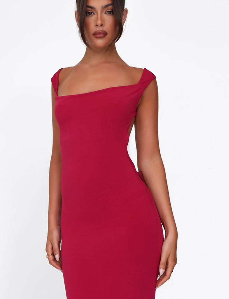 ZITA DRESS - RED : SALSA : DEEP RED