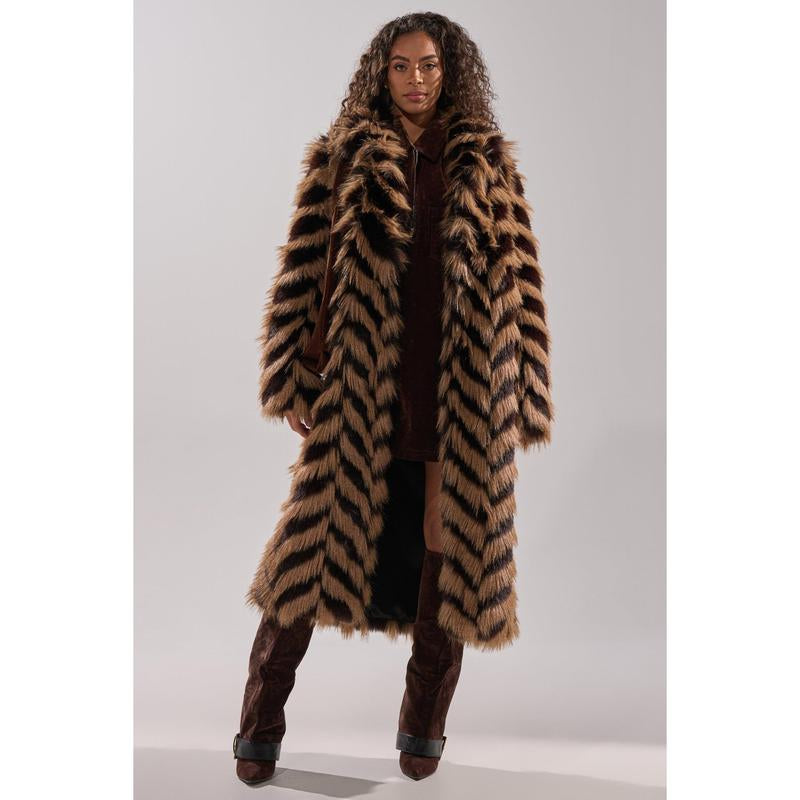 AUTUMN FAUX FUR COAT
