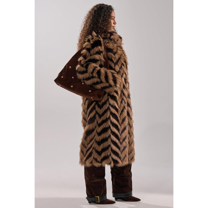 AUTUMN FAUX FUR COAT