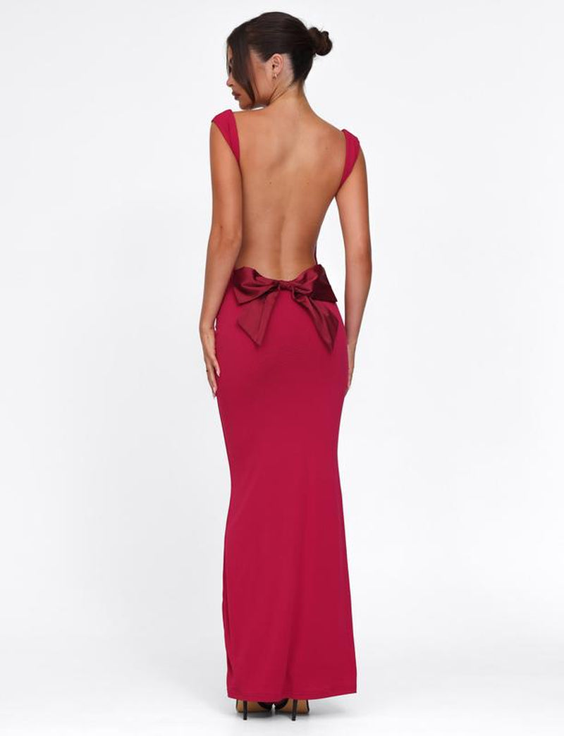 ZITA DRESS - RED : SALSA : DEEP RED