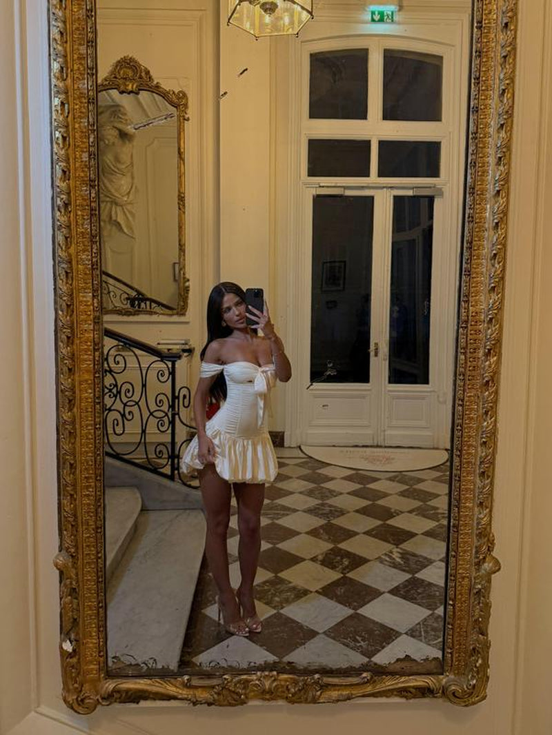 REMI MINI DRESS IVORY